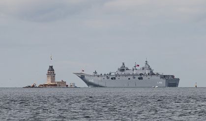 TCG ANADOLU, Sarayburnu'ndan hareket etti