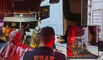 Uşak'ta Alkollü Tır Sürücüsü Korku Dolu Anlar Yaşattı!