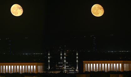 Ankara'da dolunay mest etti