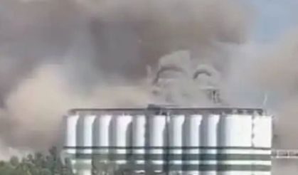 Kocaeli'deki patlama anı kamerada