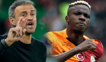 Galatasaray'a iyi haber: Luis Enrique, Victor Osimhen'i istemiyor!