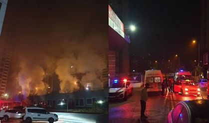 Ankara'da otomobil yangını: Otoparktaki araçlar küle döndü