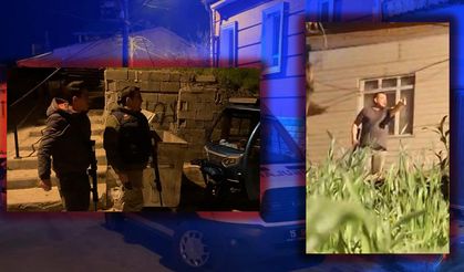 Alkollü şahıs, sokakta ateş açarak polise zor anlar yaşattı