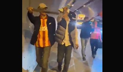 Şampiyonluk kutlamasına döner bıçaklarıyla katıldılar