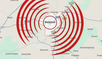 Balıkesir’de 4.1 büyüklüğünde deprem!