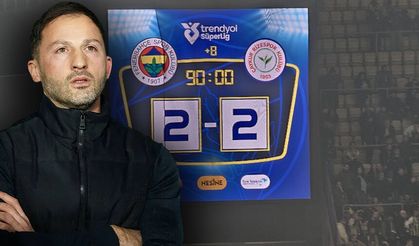 Fenerbahçe teknik direktörü Domenico Tedesco:'Hayal kırıklığı yaşıyoruz!'