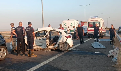 Şanlıurfa'da feci kaza: 2 ölü, 8 yaralı.