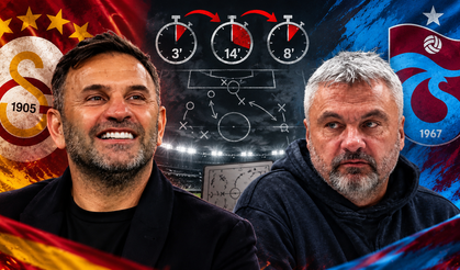 Trabzonspor-Galatasaray maçının şifresi ilk 15 dakika! Okan Buruk, Thomas Reis'i hep erken vurdu: 3, 14 ve 8'inci dakika
