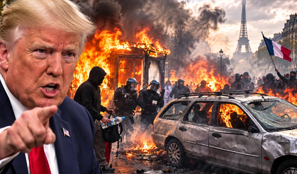 Trump'tan Fransa'daki olaylara dikkat çeken yorum: "Devrim gibi"