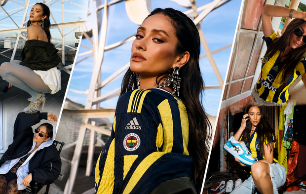 Dünyaca ünlü güzel Fenerbahçe formasını giydi! O pozlar sosyal medyayı yıktı geçti