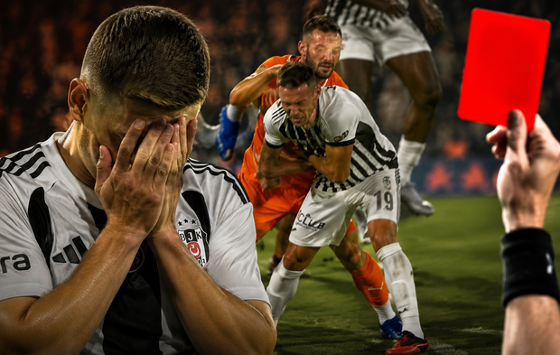 Beşiktaş maçında kıyamet koptu! VAR sustu, yorumcular aynı kararda birleşti: Kırmızı kart