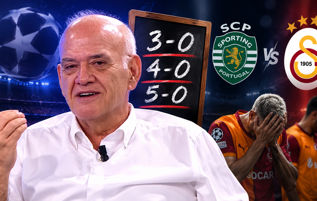 Ahmet Çakar Galatasaray'ın Sporting maçına senaryo yazdı! Tahmini 5-0'a kadar götürdü