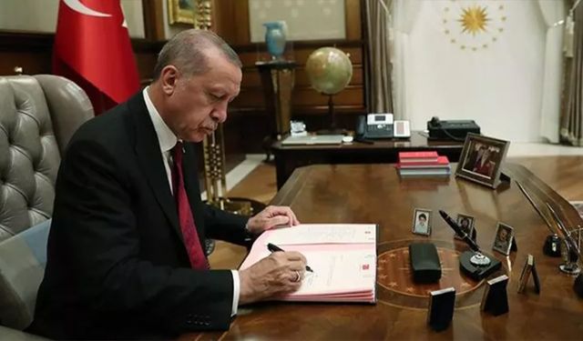 Erdoğan imzaladı, Resmi Gazete'de yayımlandı!