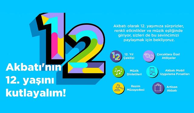 Akbatı 12’nci yılını etkinliklerle kutluyor 