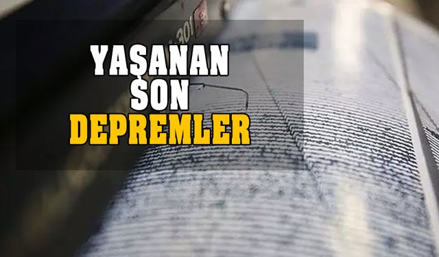 Az önce deprem mi oldu? 28 Eylül Perşembe son depremler