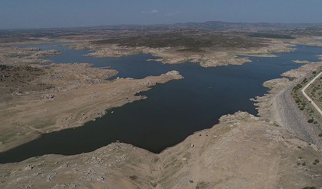 Barajda su az Edirne’de kurak yaz