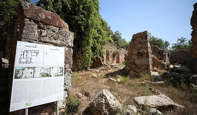 Syedra Antik Kenti'nin orijinal gezi güzergahı ortaya çıkarılıyor