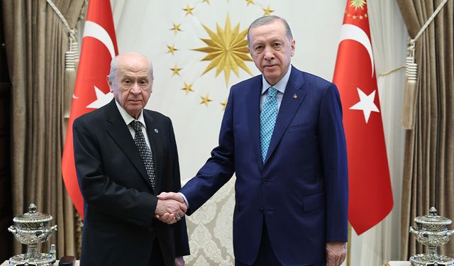 Cumhurbaşkanı Erdoğan, MHP Lideri Bahçeli ile görüştü