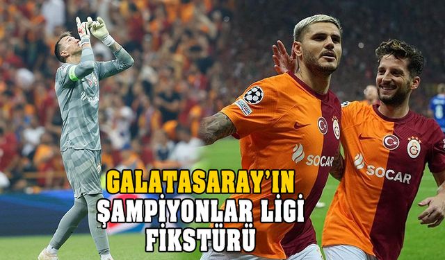 Galatasaray Şampiyonlar Ligi fikstürü! İlk maç tarihi