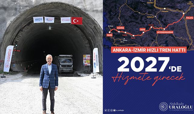 Ankara- İzmir hızlı tren hattı 2027'de hazır