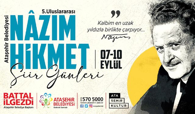 Nâzım Hikmet Şiir Günleri başlıyor