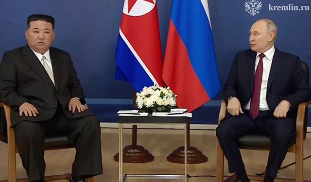 Dünyaya mesaj! Putin-Kim uzay üssünde görüştü!