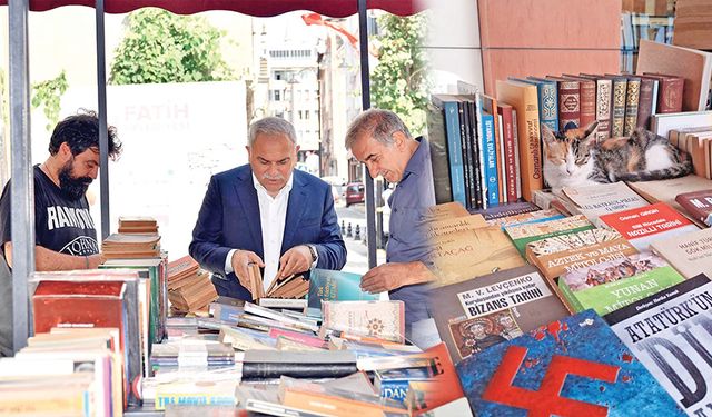 Gözde sahaflar çarşısı, kitap tutkunlarını ağırlıyor