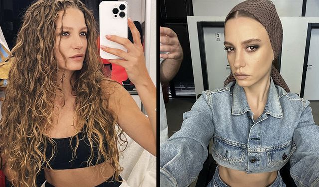 Serenay Sarıkaya'nın "başörtülü" pozları gündem oldu