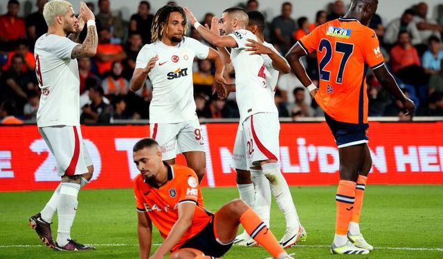 Galatasaray seriyi dörtledi! Başakşehir'i de kolay geçti: 2-1