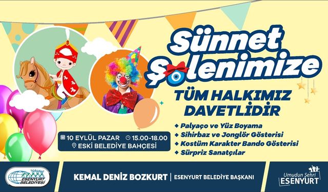 Esenyurt’ta miniklere şölen