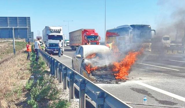 Başakşehir’de faciadan dönüldü