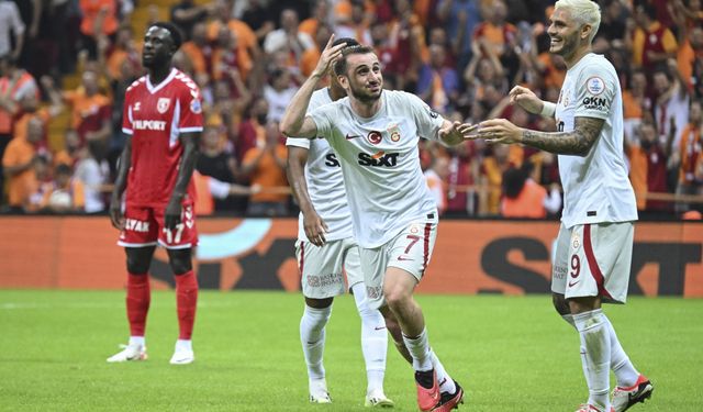 Kerem yıldızlaştı! Galatasaray 4 golle güldü