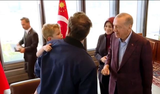 Erdoğan'ın, Elon Musk'ın oğluna verdiği hediye gündem oldu