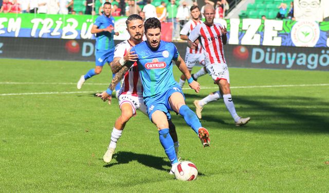 Karadeniz derbisi Rizespor'un