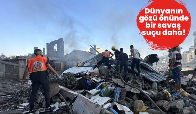 Aç, susuz bırakan İsrail, sivillerin sığındığı camiyi bombaladı