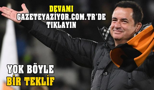 Acun'dan Beşiktaş'a iyilik mi, darbe mi? Ortalık karışacak