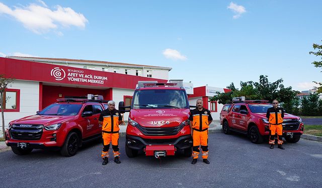 Beylikdüzü’ne 3 yeni  afet müdahale aracı!