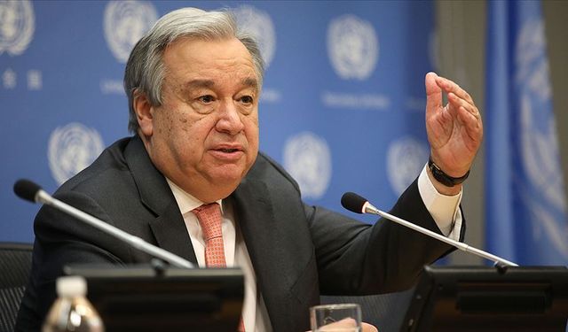 Guterres'den dünyaya dikkat çeken "Filistin" mesajı