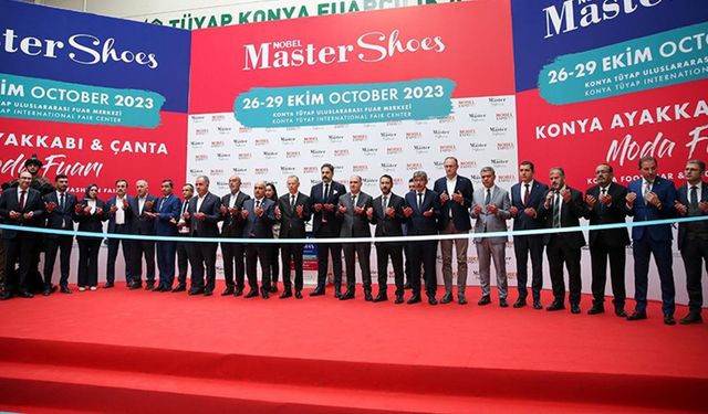 Konya'da "Nobel MASTER SHOES Ayakkabı ve Çanta Moda Fuarı" açıldı