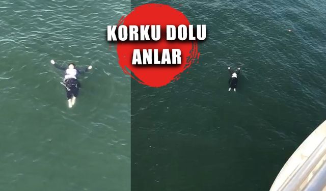 Yürekler ağza geldi! Haliç'te bir kadın köprüden aşağı düştü