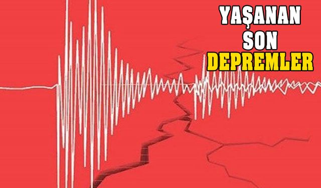 Az önce deprem mi oldu? 2 Ekim Pazartesi son depremler