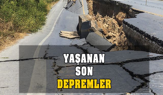 Az önce deprem mi oldu? 1 Ekim Pazar son depremler