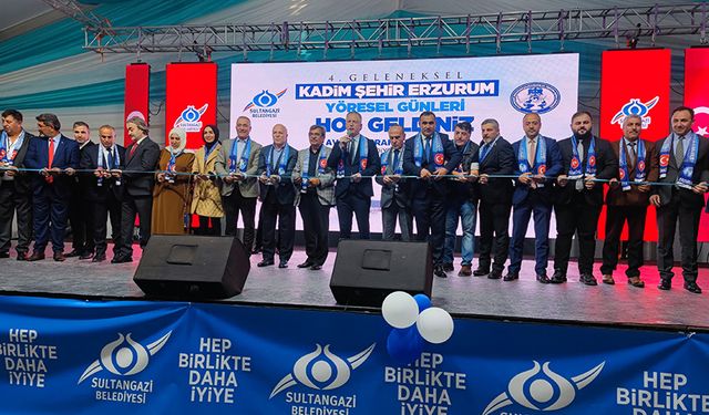 Erzurum Tanıtım Günleri’nde renkli görüntüler