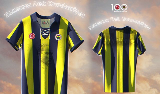 Fenerbahçe'den Cumhuriyet'e yakışır forma!