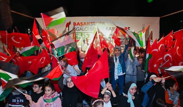 Başakşehir, Filistin için ayağa kalktı!