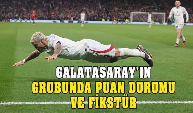 Galatasaray Şampiyonlar Ligi puan durumu ve fikstürü