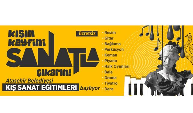 Kış sanat okulları kayıtları başlıyor