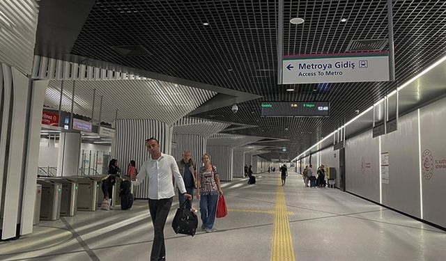 Pendik-Sabiha Gökçen Metrosu 9 milyon yolcuya hizmet verdi