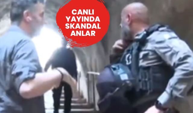 İsrail polisi Habertürk kameramanına copla vurdu