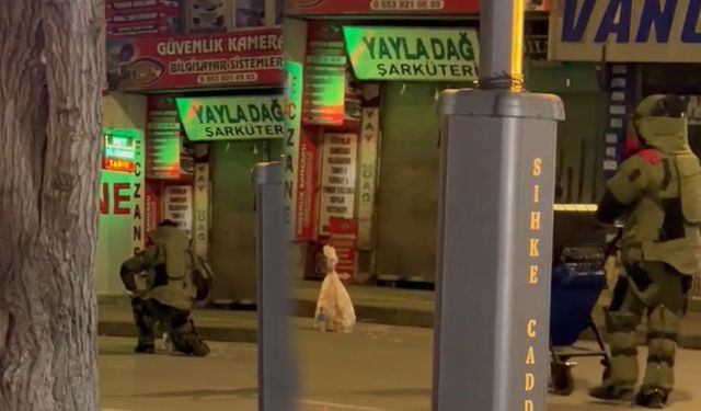 Van'da şüpheli paketten bakın ne çıktı!